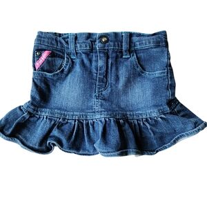 Hello Kitty Denim Ruffle Skirt